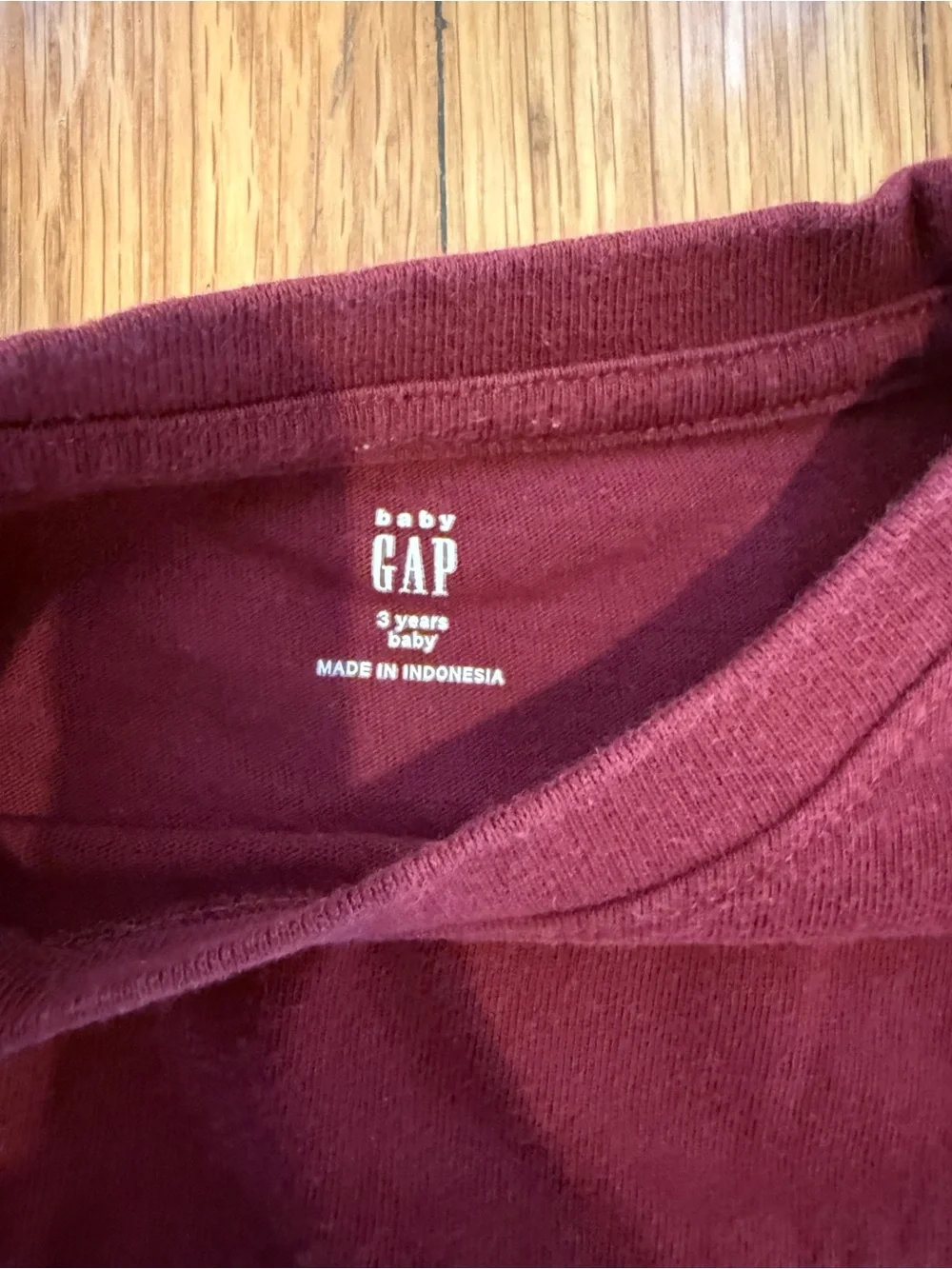 GAP Colorblock Pullover Sweatshirt in Navy and Burgundy